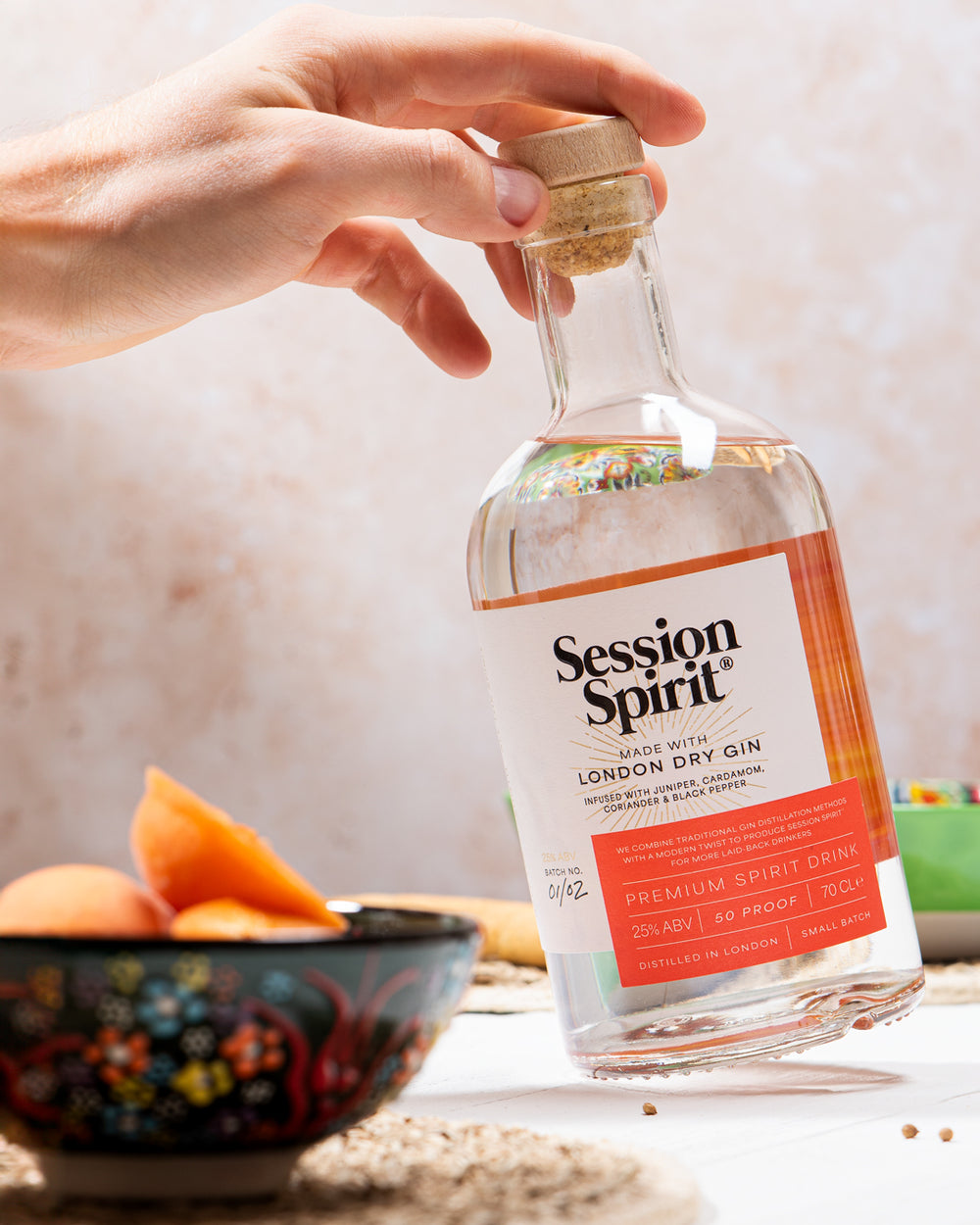 Session Spirit London Dry, made with London Dry Gin